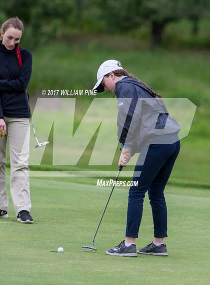 Thumbnail 2 in Section 9 Girls Golf Championship (Day 1) photogallery.