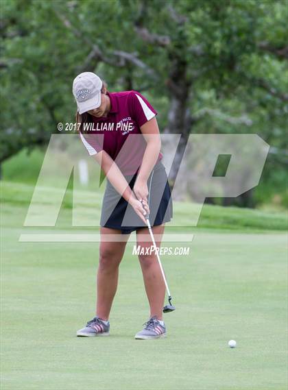 Thumbnail 1 in Section 9 Girls Golf Championship (Day 1) photogallery.