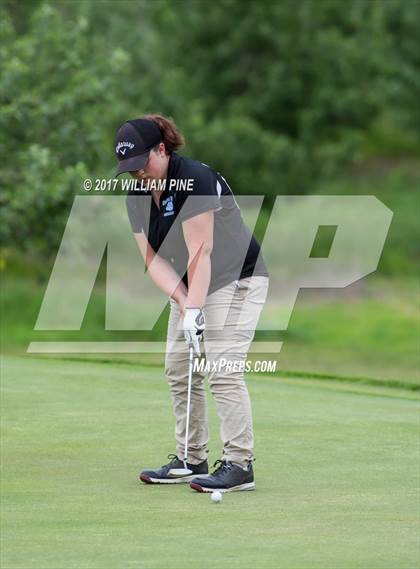 Thumbnail 3 in Section 9 Girls Golf Championship (Day 1) photogallery.