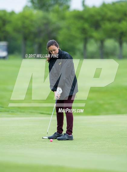 Thumbnail 2 in Section 9 Girls Golf Championship (Day 1) photogallery.