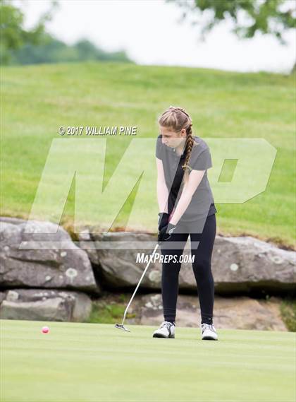 Thumbnail 1 in Section 9 Girls Golf Championship (Day 1) photogallery.