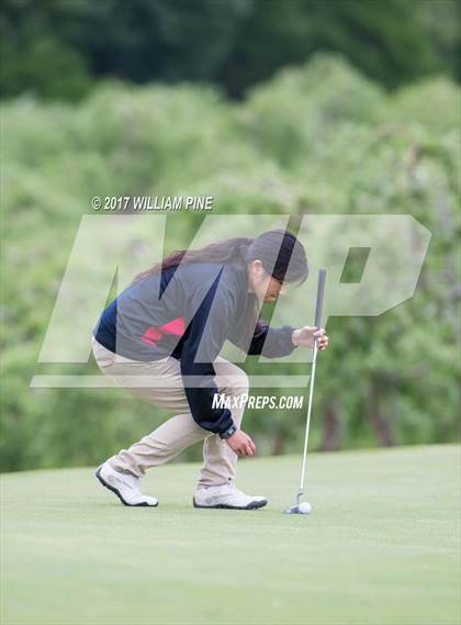 Thumbnail 3 in Section 9 Girls Golf Championship (Day 1) photogallery.