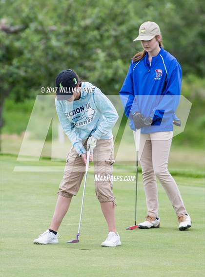 Thumbnail 2 in Section 9 Girls Golf Championship (Day 1) photogallery.