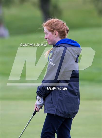 Thumbnail 1 in Section 9 Girls Golf Championship (Day 1) photogallery.