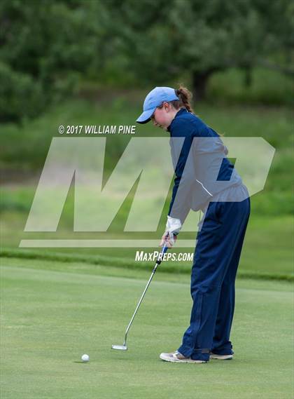 Thumbnail 3 in Section 9 Girls Golf Championship (Day 1) photogallery.