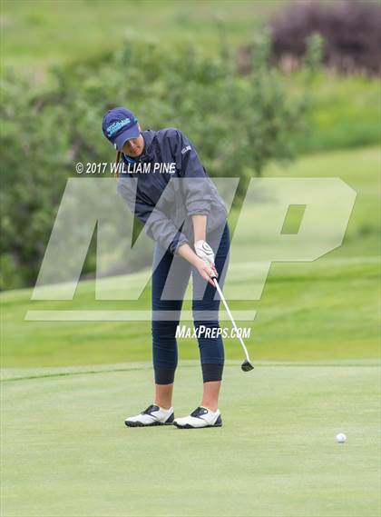Thumbnail 1 in Section 9 Girls Golf Championship (Day 1) photogallery.