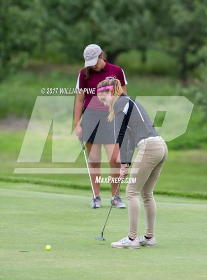 Thumbnail 1 in Section 9 Girls Golf Championship (Day 1) photogallery.