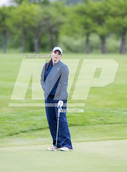 Thumbnail 1 in Section 9 Girls Golf Championship (Day 1) photogallery.