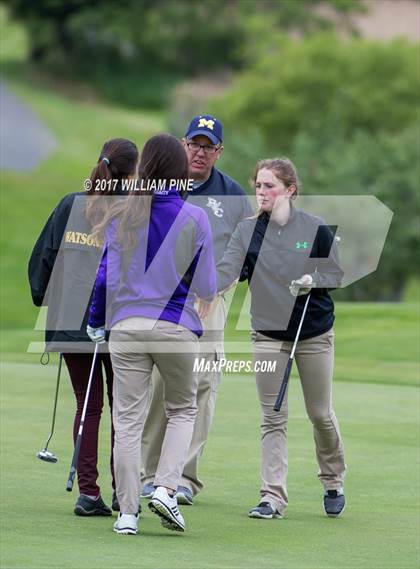 Thumbnail 3 in Section 9 Girls Golf Championship (Day 1) photogallery.