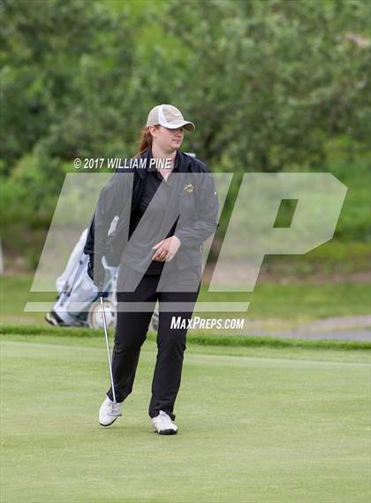 Thumbnail 3 in Section 9 Girls Golf Championship (Day 1) photogallery.