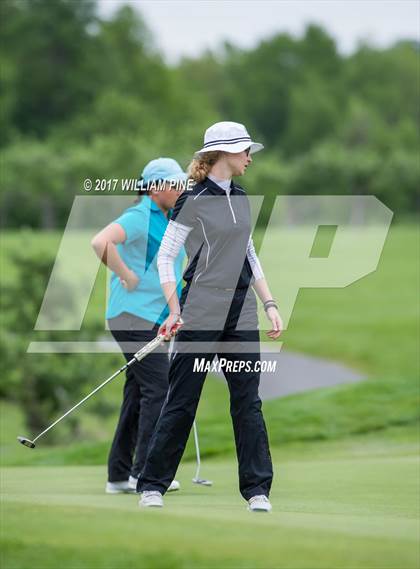 Thumbnail 1 in Section 9 Girls Golf Championship (Day 1) photogallery.