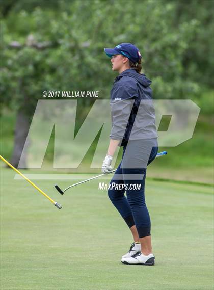 Thumbnail 2 in Section 9 Girls Golf Championship (Day 1) photogallery.