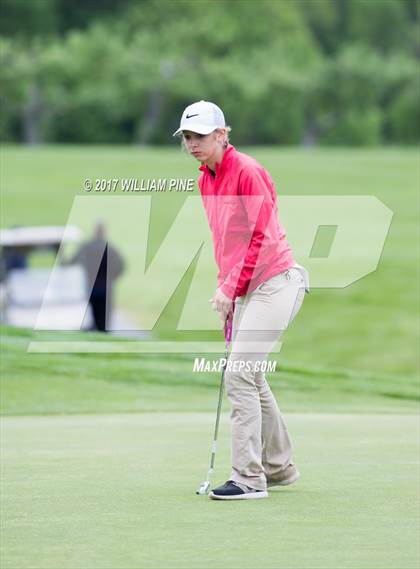 Thumbnail 1 in Section 9 Girls Golf Championship (Day 1) photogallery.