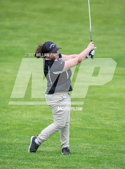 Thumbnail 1 in Section 9 Girls Golf Championship (Day 1) photogallery.