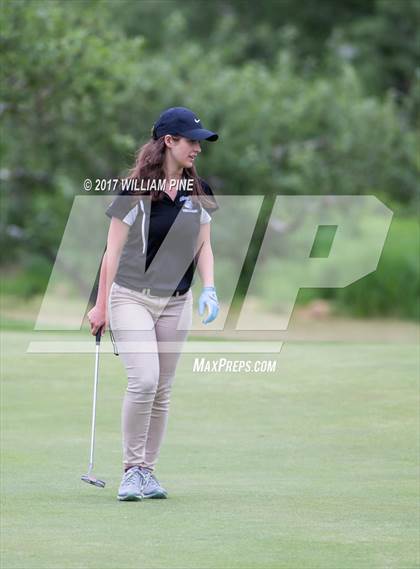 Thumbnail 1 in Section 9 Girls Golf Championship (Day 1) photogallery.