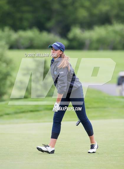 Thumbnail 2 in Section 9 Girls Golf Championship (Day 1) photogallery.