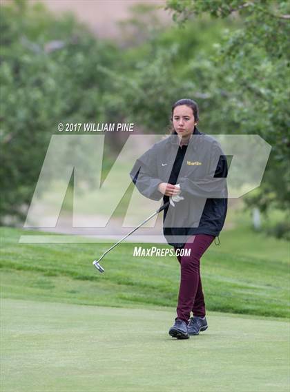 Thumbnail 1 in Section 9 Girls Golf Championship (Day 1) photogallery.