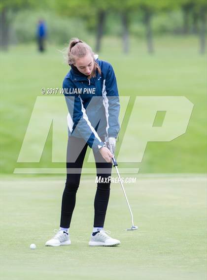 Thumbnail 1 in Section 9 Girls Golf Championship (Day 1) photogallery.