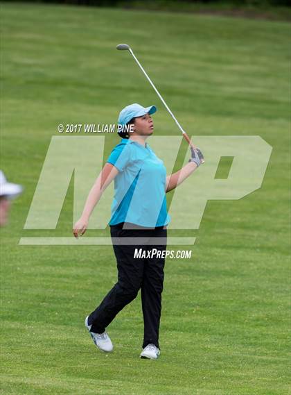 Thumbnail 1 in Section 9 Girls Golf Championship (Day 1) photogallery.
