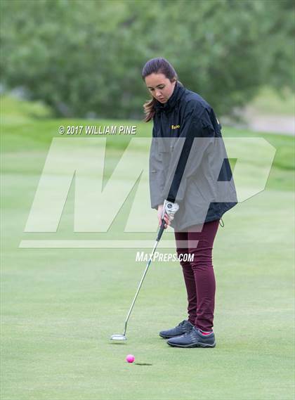 Thumbnail 2 in Section 9 Girls Golf Championship (Day 1) photogallery.