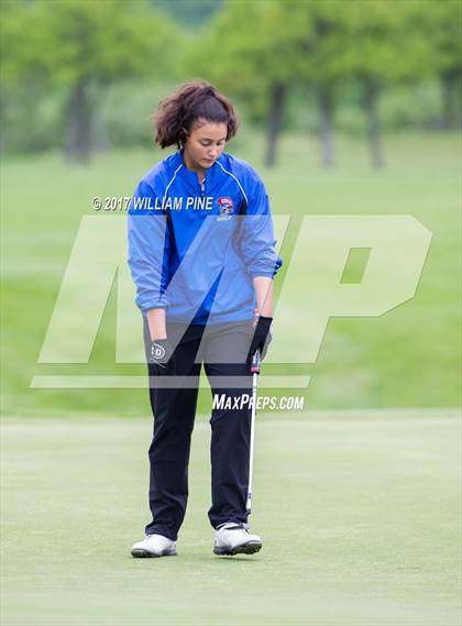 Thumbnail 1 in Section 9 Girls Golf Championship (Day 1) photogallery.