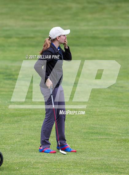 Thumbnail 2 in Section 9 Girls Golf Championship (Day 1) photogallery.