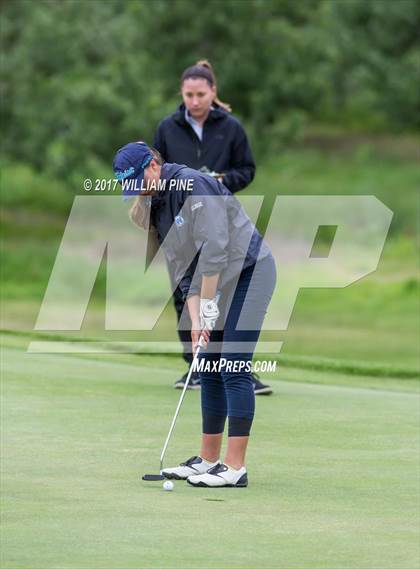 Thumbnail 2 in Section 9 Girls Golf Championship (Day 1) photogallery.