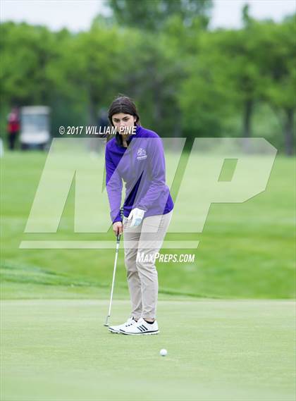 Thumbnail 3 in Section 9 Girls Golf Championship (Day 1) photogallery.