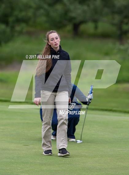 Thumbnail 2 in Section 9 Girls Golf Championship (Day 1) photogallery.