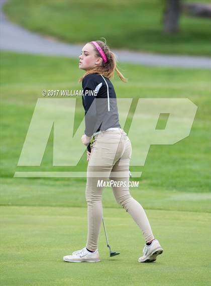 Thumbnail 2 in Section 9 Girls Golf Championship (Day 1) photogallery.