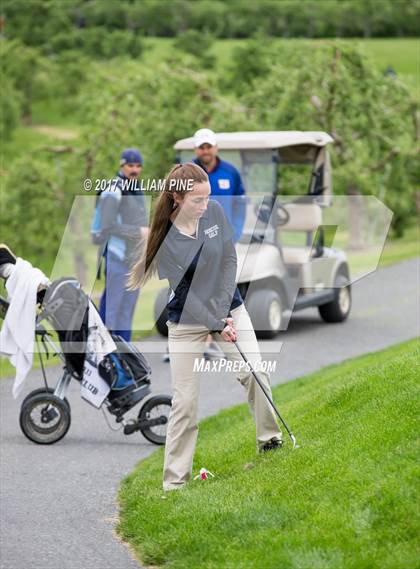 Thumbnail 2 in Section 9 Girls Golf Championship (Day 1) photogallery.