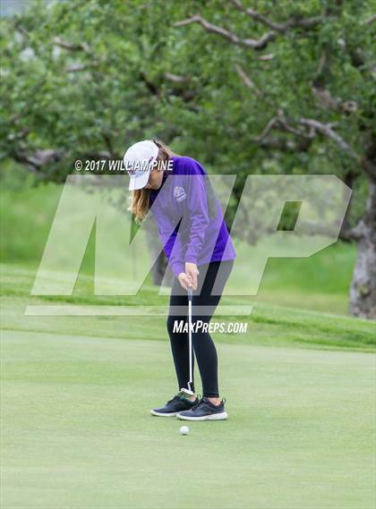 Thumbnail 2 in Section 9 Girls Golf Championship (Day 1) photogallery.