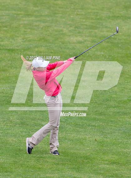 Thumbnail 3 in Section 9 Girls Golf Championship (Day 1) photogallery.