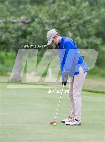 Thumbnail 1 in Section 9 Girls Golf Championship (Day 1) photogallery.