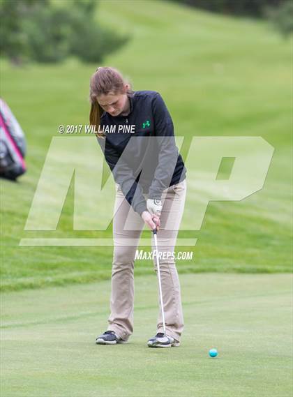Thumbnail 3 in Section 9 Girls Golf Championship (Day 1) photogallery.