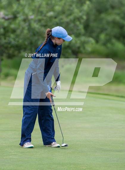 Thumbnail 2 in Section 9 Girls Golf Championship (Day 1) photogallery.
