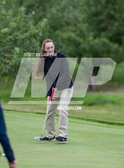 Thumbnail 2 in Section 9 Girls Golf Championship (Day 1) photogallery.