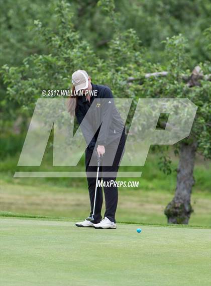 Thumbnail 1 in Section 9 Girls Golf Championship (Day 1) photogallery.