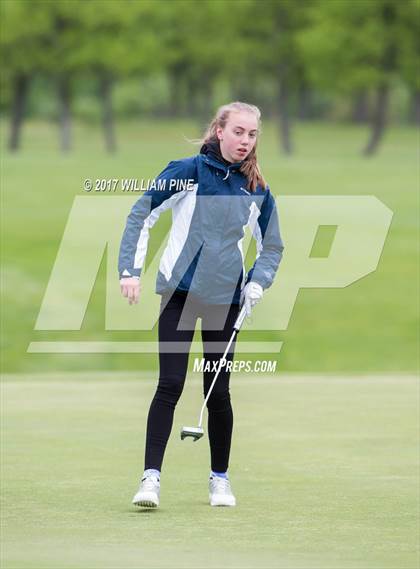 Thumbnail 2 in Section 9 Girls Golf Championship (Day 1) photogallery.