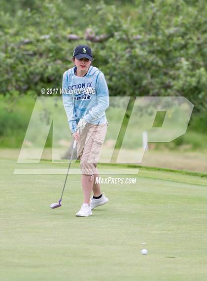 Thumbnail 1 in Section 9 Girls Golf Championship (Day 1) photogallery.