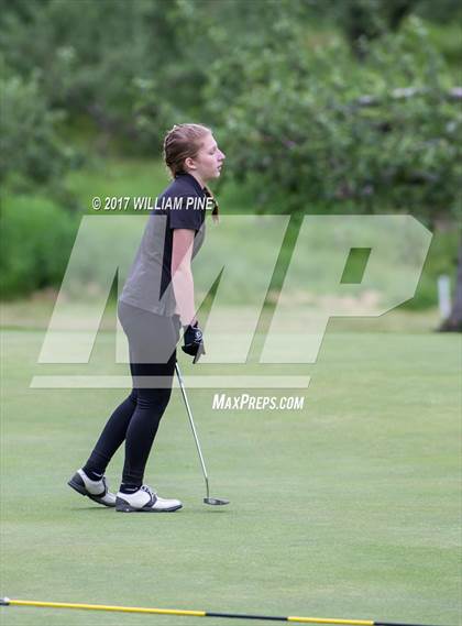 Thumbnail 2 in Section 9 Girls Golf Championship (Day 1) photogallery.