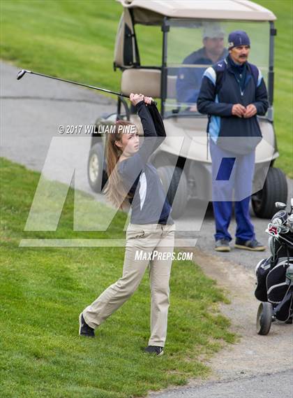 Thumbnail 1 in Section 9 Girls Golf Championship (Day 1) photogallery.