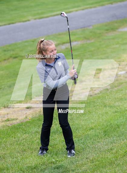 Thumbnail 3 in Section 9 Girls Golf Championship (Day 1) photogallery.