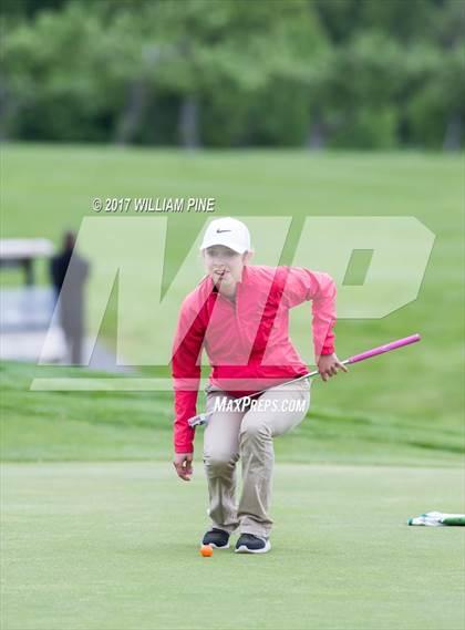 Thumbnail 2 in Section 9 Girls Golf Championship (Day 1) photogallery.