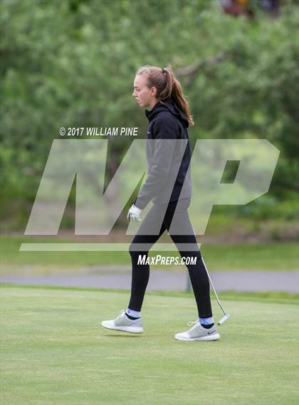 Thumbnail 3 in Section 9 Girls Golf Championship (Day 1) photogallery.