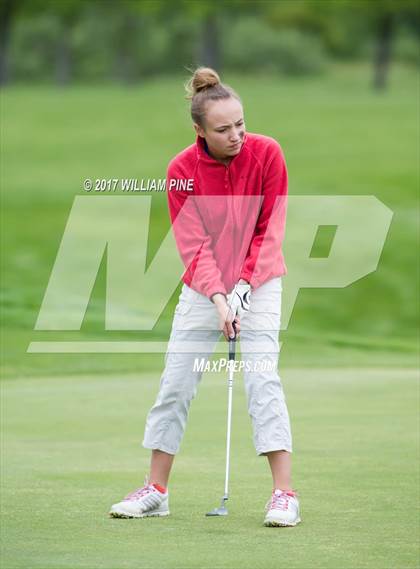Thumbnail 2 in Section 9 Girls Golf Championship (Day 1) photogallery.