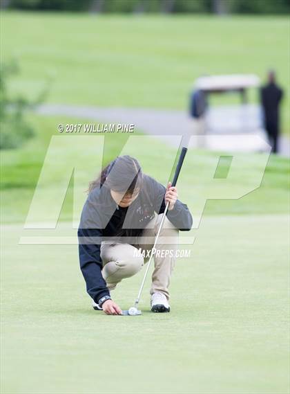 Thumbnail 3 in Section 9 Girls Golf Championship (Day 1) photogallery.
