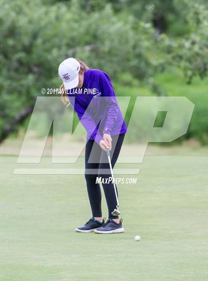 Thumbnail 1 in Section 9 Girls Golf Championship (Day 1) photogallery.