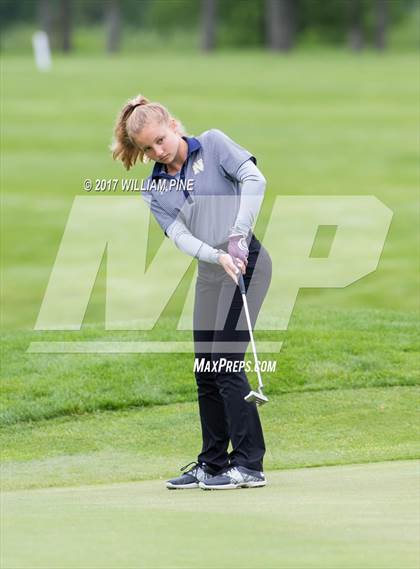 Thumbnail 3 in Section 9 Girls Golf Championship (Day 1) photogallery.