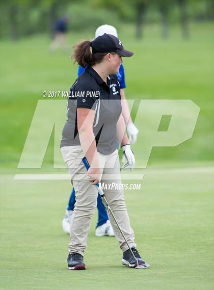 Thumbnail 1 in Section 9 Girls Golf Championship (Day 1) photogallery.